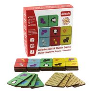 Rossie Ahşap Eşleştirme Oyunu Domino