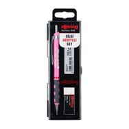 Rotring 0.7 mm Neon Pembe Versatil Kalem + Silgi + Uç Tikky Okul Seti