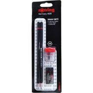 Rotring 2 Sınav Kalemi + Silgi + Kalemtıraş Sınav Seti