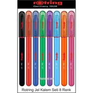Rotring 8 Renk Karışık Jel Roller 0.7 mm Kalem Seti