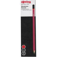 Rotring Kırmızı Gövde 12'li Mercanlı HB Kurşun Kalem