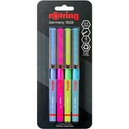 Rotring Liner 4 Renk 0.4 mm Keçe Uçlu Kalem