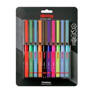Rotring Liner Fineliner 10'lu Kutu Karışık Renk Keçe Uçlu Kalem