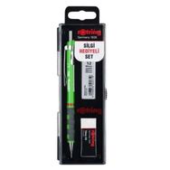 Rotring Tikky 0.7 Koyu Yeşil Kalem Seti