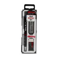 Rotring Tikky 0.7 mm Siyah Versatil Kalem + Silgi + Uç Okul Seti