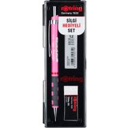 Rotring Tikky 0.7 Neon Pembe Versatil Uçlu Kalem Okul Seti