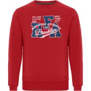 Routefield Holm RFHOLM2223 Bordo Erkek Sweatshirt