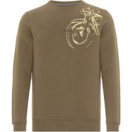 Routefield RFHARV2223 Harv Haki Erkek Sweatshirt
