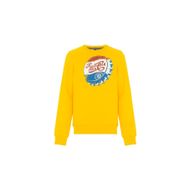 Routefield RFHOLY2122 Holy Bisiklet Yaka Normal Kalıp Desenli Siyah Erkek Sweatshirt