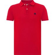 Routefield RFPARTISAN23 Bordo Partisan Kırmızı Polo Erkek T-shirt