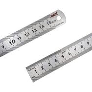 Rox 0198 Çift Taraflı 150 mm Çelik Cetvel
