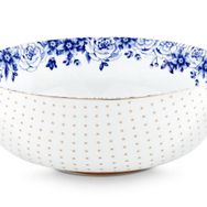 Royal Altın Puantiyeli 20 cm Beyaz Kase