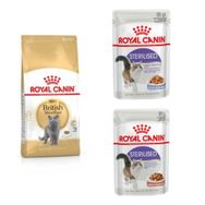 Royal Canin British Shorthair 2 kg Yetişkin Kedi Maması+Sterilised 2x85 gr Kedi Yaş Maması