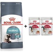 Royal Canin Hairball Care 2 kg Kedi Maması + 2 Adet Yaş Mama Hediye