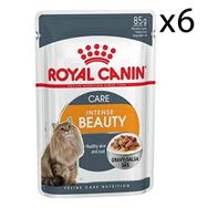 Royal Canin Intense Beauty Gravy Soslu 6x85 gr Kedi Konservesi