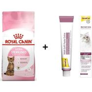 Royal Canin Kitten Sterilised 2 kg Kısırlaştırılmış Yavru Kedi Maması + Gimcat 100 gr Malt