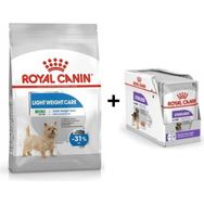 Royal Canin Light Weight Care 3 kg Köpek Maması + 12 Adet Yaş Mama
