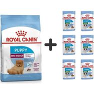 Royal Canin Mini Indoor Puppy 1.5 kg Köpek Maması + 6 Adet Yaş Mama