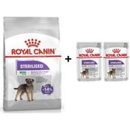 Royal Canin Mini Sterilised 3 kg Kısır Köpek Maması + 2 Adet Yaş Mama