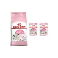 Royal Canin Mother Babycat Yavru Kuru Kedi Maması 4 kg Anne ve Bebek Kedi Maması + 2 Adet Kitten Pouch Yaşmama