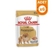 Royal Canin Pomeranian Adult Pouch 6x85 gr Konserve Köpek Maması