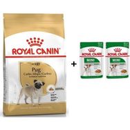 Royal Canin Pug Irkı 1.5 kg Özel Köpek Maması + 2 Adet Hediye Yaş Mama