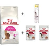 Royal Canin Savour Exigent 4 kg Kuru Kedi Maması+ 2x85 gr Rc Yaş Mama + 20 gr Gimcat Malt