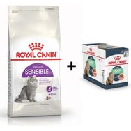 Royal Canin Sensible 33 2 kg Kuru Kedi Maması + 12 Adet Yaş Mama