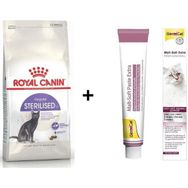Royal Canin Sterilised 10 kg Kısır Kedi Maması + Gimcat 100 gr Malt