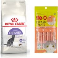 Royal Canin Sterilised 37 Kısırlaştırılmış 2 kg Kedi Maması + Meo Somonlu Ödül