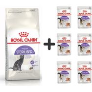Royal Canin Sterilised 4 kg Kısırlaştırılmış Kedi Maması + 6 Adet Yaş Mama