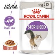 Royal Canin Sterilised 85 gr Gravy Kısırlaştırılmış Kediler İçin Konserve