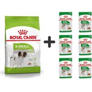 Royal Canin X-Small Puppy Küçük Irk 3 kg Yavru Köpek Maması + 6 Adet Yaş Mama
