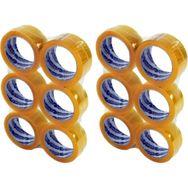 Royaleks Güçlü Yapışkan Yüzey 40 mm 100 m 12 Adet Şeffaf Koli Bandı