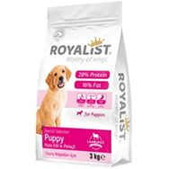Royalist 3 kg Premium Kuzu Etli ve Pirinçli Yavru Köpek Maması