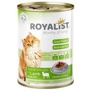 Royalist 400 gr Kuzu Etli Gravy Soslu Yetişkin Kedi Konservesi