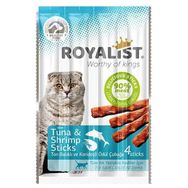 Royalist 4x20 gr Ton Balık ve Karidesli Sticks Kedi Ödül Maması