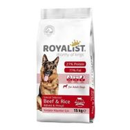 Royalist Sığır Etli ve Pirinçli 15 kg Yetişkin Köpek Maması