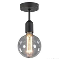 Rsylight 10 cm Retro Metal Siyah Tavan Plofyoner Avize