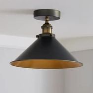Rsylight 30 cm Retro Metal Tavan Plofyoner Rustik Dekoratif Tavan Avize