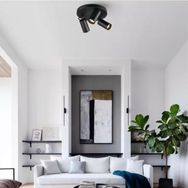 Rsylight Retro Hareketli Modern Beyaz Led Ampullü Led Spot Avize