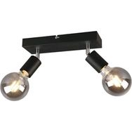 Rsylight Retro Metal Modern Spor 2'li Mafsallı Siyah Spot Avize