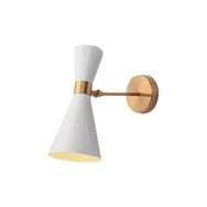 Rsylight Retro Metal Rustik Hareketli Dekoratif Beyaz Vintage Duvar Aplik