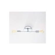 Rsylight Retro Modern Krom 2'li Tavan Plofyoner Rustik Avize