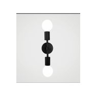 Rsylight Retro Siyah Metal 2'li Dekoratif Rustik Duvar Aplik