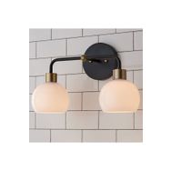 Rsylight Retro Siyah Metal 2'li Dekoratif Rustik Duvar Aplik