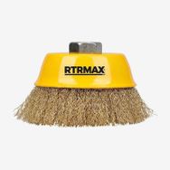 RTRMAX RH22208 75 mm Saçaklı Çanak Fırça