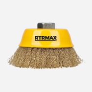 RTRMAX RH22210 100 mm Saçaklı Çanak Fırça