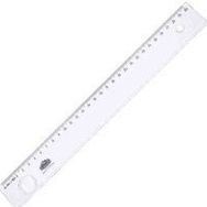Rubenis 30 cm Şeffaf Cetvel