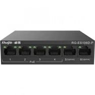 Ruijie Reyee RG-ES106D-P 6 Port 10/100 2xFA Uplink 4xPoE 58W Yönetilemez Switch